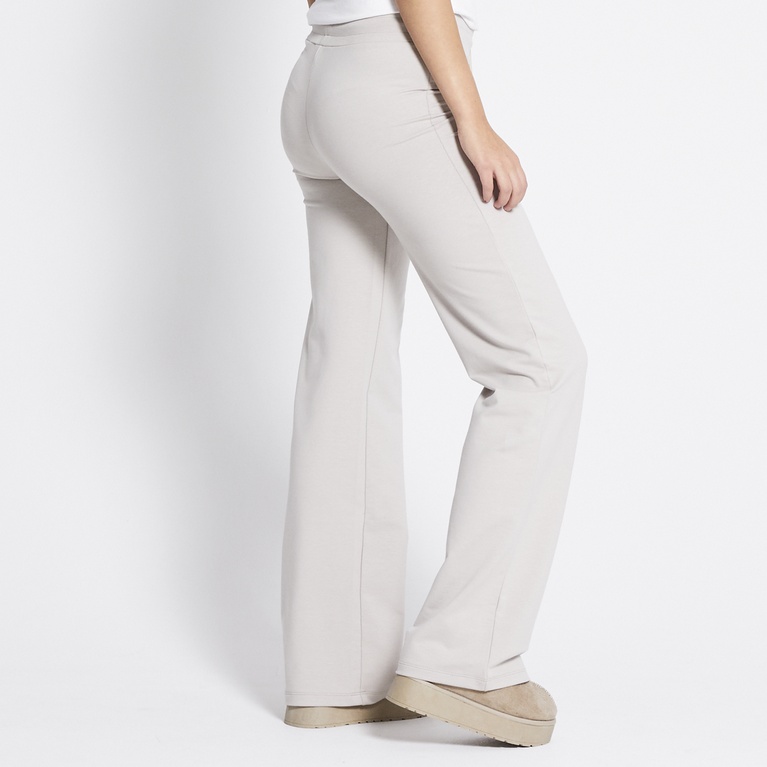 Low waist fitted pants  "Ebba" Light Beige